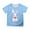 0-Sky Blue3450, variant on Tiijoy Girls Easter Cute Bunny Graphic Tee Short Sleeve Crew Neck T Shirt, Sizes 3-13