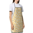 thumbnail image 4 of Pofeuu Daisies Flowers Print Aprons with Pockets, Cute Aprons for Kitchen, Cooking, Server, Barber, Chef Apron, 4 of 7