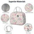thumbnail image 4 of Obrewu Pioneer Flower Lunch Bag for Adult, Insulated, Leakproof, Oxford Cloth, 4 of 7