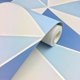 thumbnail image 3 of Fine Decor - Papel Pintado de Pared Apex Diseño Geométrico (Azul), 3 of 3