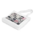 thumbnail image 2 of COMIO  Cute Cartoon Funny Grey Cats Pattern Extra Large Canvas Beach Travel Reusable Grocery Shopping Tote Bag Portable Storage HandBag, 2 of 4