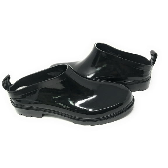 Forever Young Women's Clog Black Rain Boots