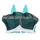 thumbnail image 1 of Máscara antimoscas de malla, protección UV elástica, máscara antimoscas transpirable desmontable con orejas para caballos, azul, verde, S, 1 of 14