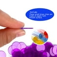 thumbnail image 3 of GSE Purple Bingo Chips, 500 Pieces 3/4-Inch High-Contrast Transparent Counting Chips for Bingo Games, Parties, 3 of 7