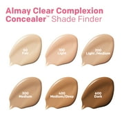 Almay Clear Complexion Concealer Makeup, Hypoallergenic, 200 Light/Medium, 0.3 fl oz