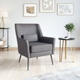 thumbnail image 2 of ZUO Ontario Modern Accent Chair in Vintage Black, 2 of 10