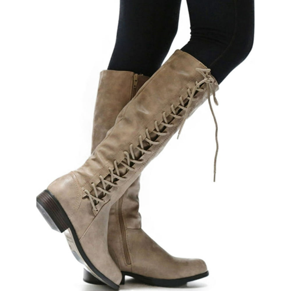 womens knee high motorcycle riding boots