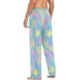 thumbnail image 6 of FREEAMG Star Cotton Pajama Pant for Men, Super Soft Lightweight Lounge Pajama Bottoms Drawstring Sleepwear Pant with 2 Pockets, 6 of 7
