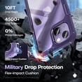 thumbnail image 4 of XGeek Tempered Glass Screen Protectors TPU Slim Case with 2 Camera Lens iPhone 14 Plus, Clear, 4 of 9