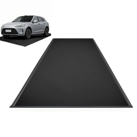 Happydeer Garage Floor Mat, Heavy Duty Rectangle Garage Floor Mat for Under Car, Waterproof Dirt-resistant Auto Floor Mat (7FT9IN x 18FT)