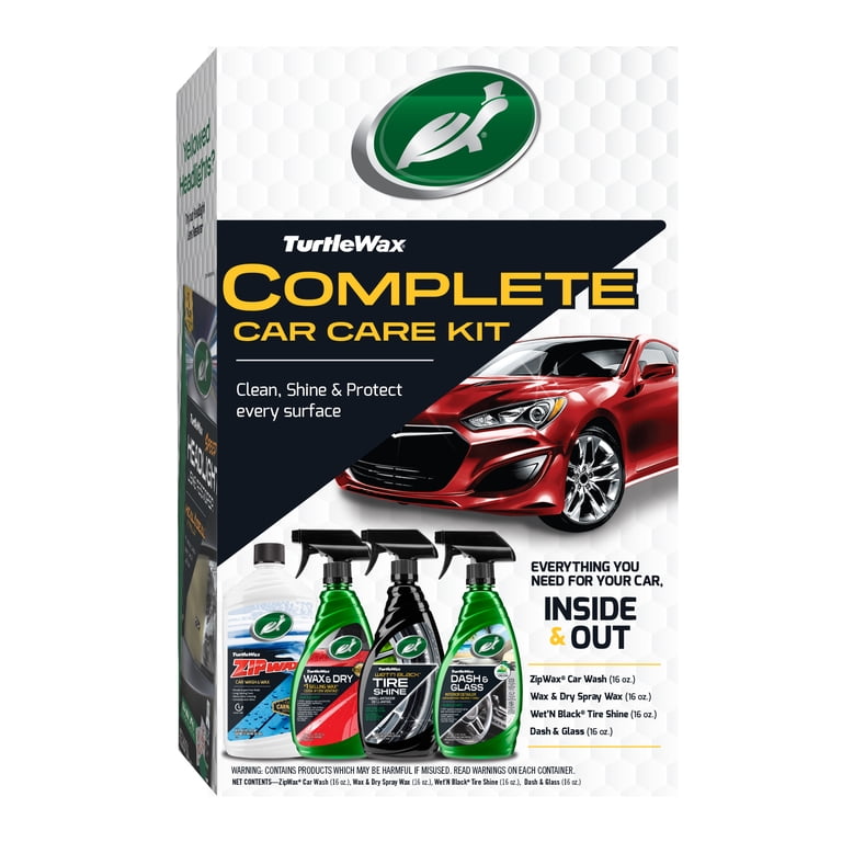 car waxセット 4 pack) Turtle Wax Complete Car Care 4 Piece Kit, 53834 - Walmart.com