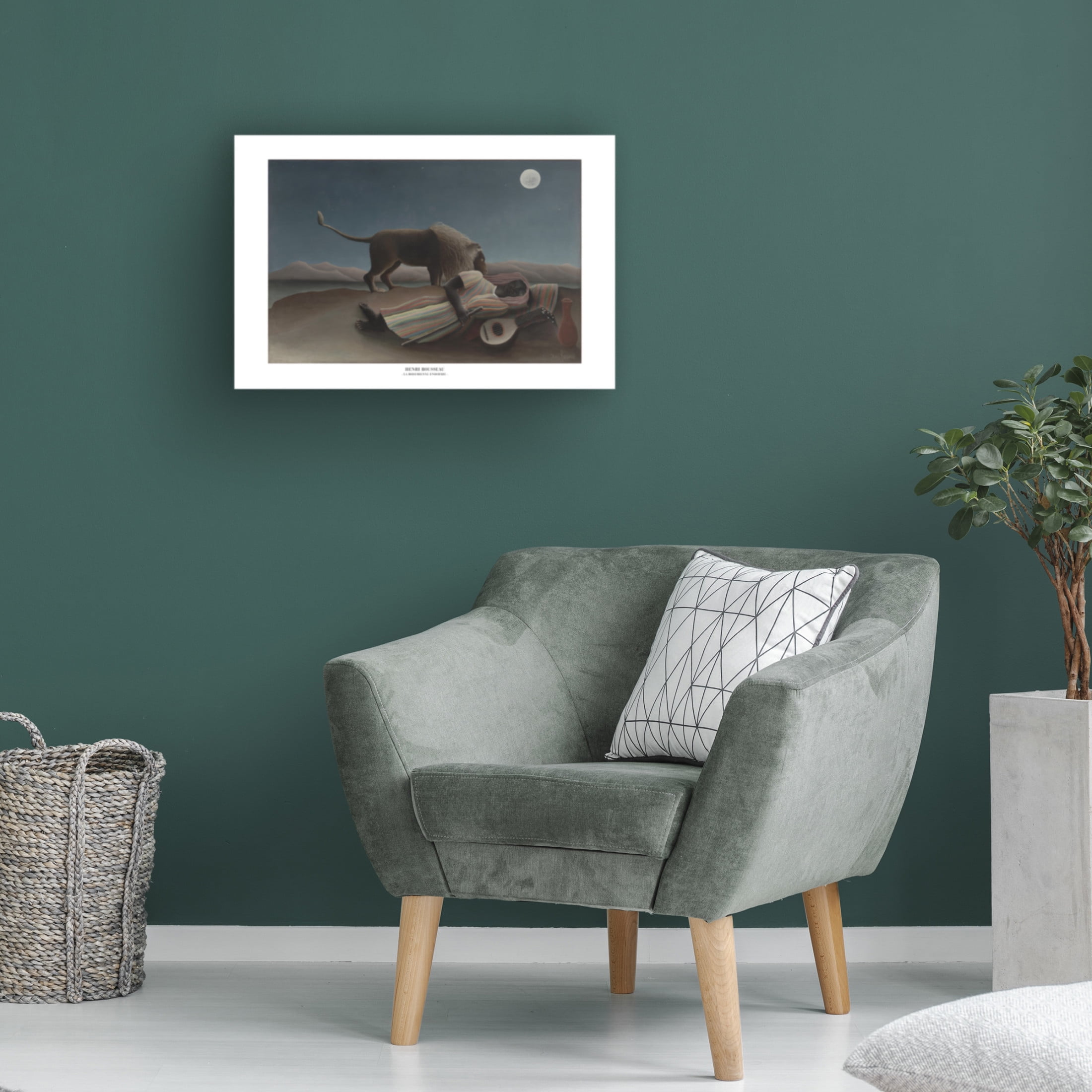 Trademark Fine Art Pictufy La BohAcmienne endormie 1897 Canvas Wall Art