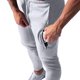 thumbnail image 5 of Pantalones deportivos de moda para hombre, con cordón ajustable, ajustados, elásticos, con cremallera invisible, elásticos, de poliéster y algodón., 5 of 7