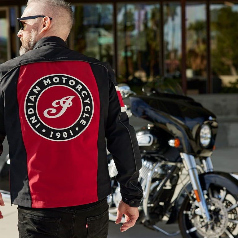 Indian Motorcycle Men's Madison Jacket, Red - L - 283317706
