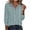 Sky Blue 1, variant on Wensltd Lapel Button Down Shirts for Women Dressy Stripe Printed Long Sleeve Blouse