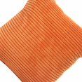 thumbnail image 2 of Bearachild Corn Strip Corduroy Plush Plain Velvet 45cmX45cm Cojín suave Funda de almohada Hogar Decoración del hogar naranja, 2 of 6