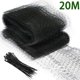 thumbnail image 1 of 20M Heavy Duty Bird Netting Reusable Anti Bird Protection Netting for Garden Fence and Crops Protective Fencing Mesh Anti Bird, 1 of 5