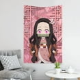 thumbnail image 6 of Kamado Nezuko Tapestry Dorm Decor Wall Hanging Tapestries Window Curtain Picnic Mat Beach Blanket 60x40 Inch, 6 of 9