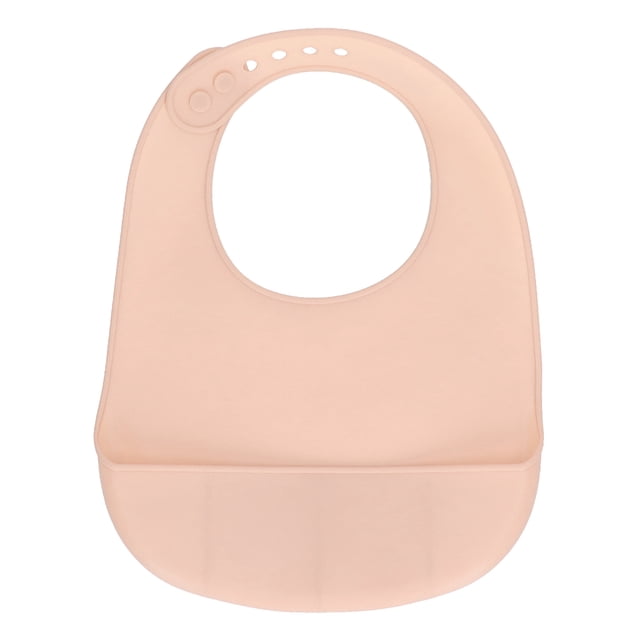 Babero de Silicona ANGGREK Apto Para Lavaplatos Impermeable Suave Para Bebé 29 x 22 cm