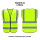 thumbnail image 2 of Chaleco Seguridad Industrial Brigadista Reflectante 5 Piezas, 2 of 7