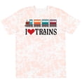 thumbnail image 3 of Inktastic I Love Trains T-Shirt, 3 of 5