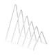thumbnail image 3 of Organizador de sujetalibros, soporte para libros, escritorio minimalista, estantería triangular, carpeta para archivos Blanco, 3 of 9