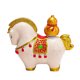 thumbnail image 1 of Figura de caballo de dibujos animados de estilo chino, estatua del año del caballo que trae riqueza, fortuna, caballo de la suerte, adorno decorativo de Feng Shui., 1 of 8