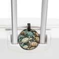 thumbnail image 3 of Turtle 2pcs PU Leather Round Bag Tags Suitcase Handbag Tags with Privacy Cover and Name ID Tag for Travel Luggage, Handbags, Backpacks, School Bags, 3 of 6