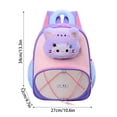 thumbnail image 2 of Plush Soft Cartoon School Backpack for Students, Large Capacity Daypack with Adjustable Straps, Cute Animal Design Lightweight Bookbag for Campus, Wonderful Back to School Gift, 2 of 5