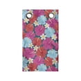 thumbnail image 1 of Hawaii Hanging Pocket Organizer, Tropical Floral Repetition of Continuous Hibiscus Flowers in Vibrant Tones Print, Printed Polyester Storage Bag with Pockets, 9" x 16", Multicolor, 1 of 2