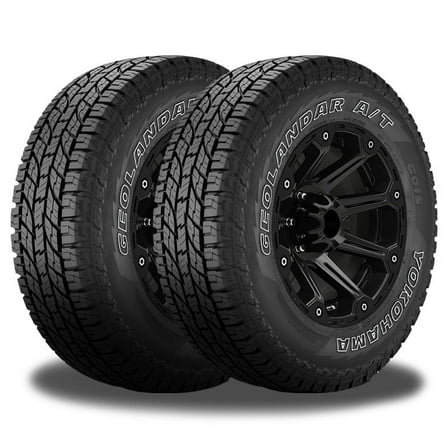 Pair of 2 Yokohama Geolandar A/T G015 OWL 215/70R15 98H Tires 110101581 / 215/70/15 / 2157015 Fits: 2002-05 Kia Sedona EX, 1997 Chrysler Town & Country LX