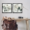 thumbnail image 3 of Stupell Industries Distressed Pale Paint Abstract Painting Black Floater Framed Canvas Art Print Wall Art, 25 x 25, Set of 2, 3 of 10