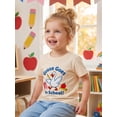 thumbnail image 5 of BemeyourBBs Toddler Baby Boy Girl Back to School T Shirts Kids Kindergarten Outfits 1 2 3 4 5 6 Years Little Boy Girl Short Sleeve Goose Raccoon Print Casual Summer Pullover Tee Shirt Tops, 5 of 9