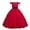 A#Red298, variant on Byoo Toddler Girl Sequin Ball Gown Off-Shoulder Floor-Length Solid Color Pageant Dresses Wedding Dress for Children