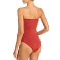 thumbnail image 2 of Haight Womens Strapless Lined One-Piece Swimsuit Orange, Small, 2 of 2