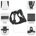thumbnail image 4 of No Pull Dog Harness For X-Large Dogs Easy Walk Dog Vest Adjustable Collars Harnesses & Leashes Set Breathable Oxford Outdoor Walking Safety Reflective Strip Space Rocket Planet, 4 of 9