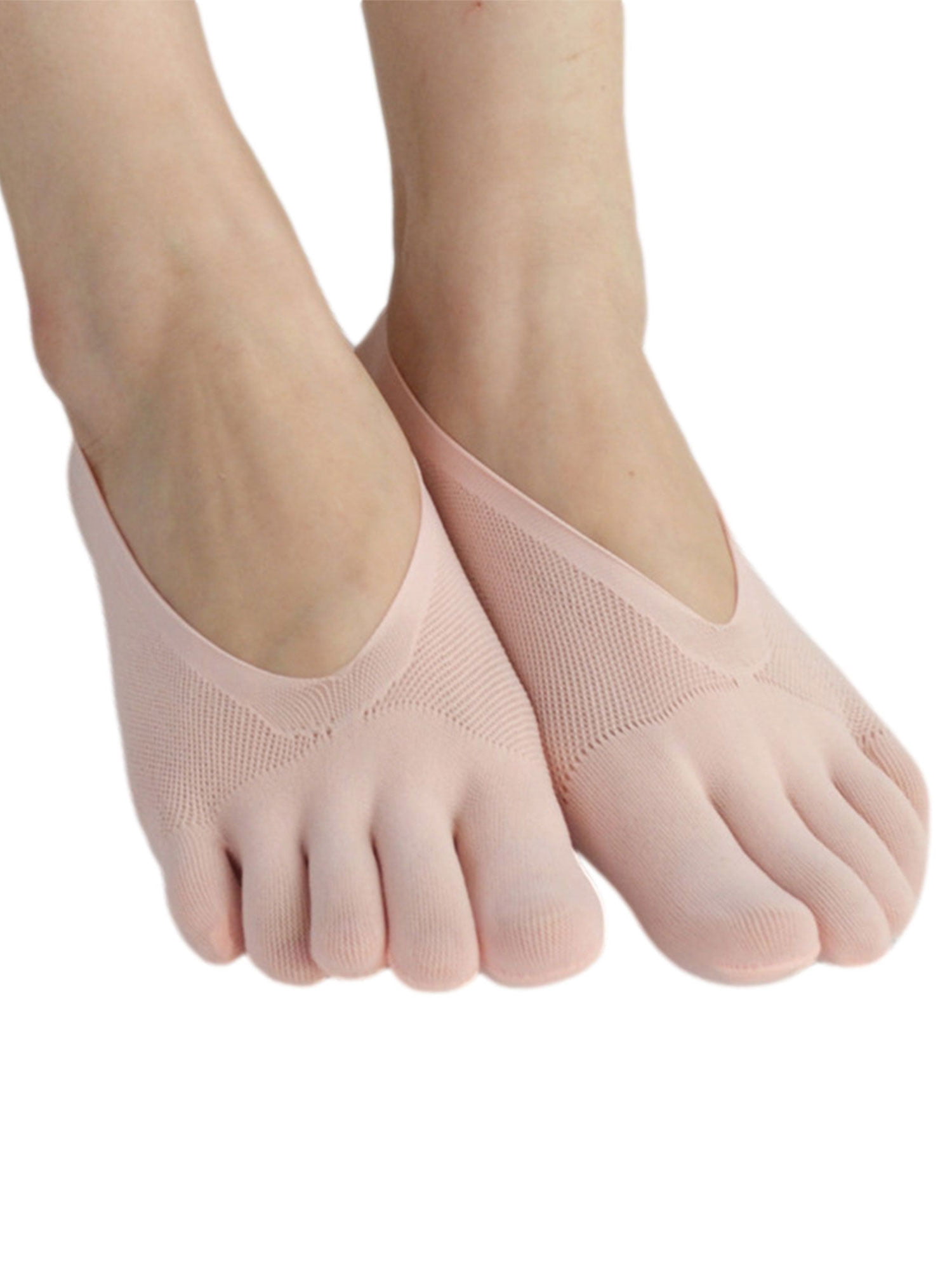 1Pair Cotton Socks Antibacterial Health Care Five Finger Toe Foot Care Sell 