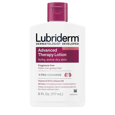 Lubriderm Advanced Therapy Fragrance-Free Lotion, Vitamin E, 6 fl. oz