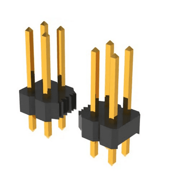 Pack of 7 PRPC008DFAN-RC Connector Header Through Hole 16 position 0.100 (2.54mm)