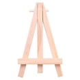 thumbnail image 5 of 12 Pack 5 Inch Mini Wood Display Easel Natural Wooden Tripod Holder Stand for Displaying Small Canvases and Photos, 5 of 8