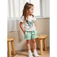 thumbnail image 1 of Camiseta de algodón de manga corta con cuello redondo para niños, ideal para exteriores, cómoda, ideal para el verano, ideal para el día a día de las niñas., 1 of 6