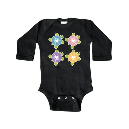 

Inktastic Turtles Cute Turtle Lover Gift Baby Girl Long Sleeve Bodysuit