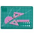 thumbnail image 1 of Dolls Cutting Mat Mini 1：12 Doll School Supply Rotary Mat with 4PCS Rulers, 1 of 8