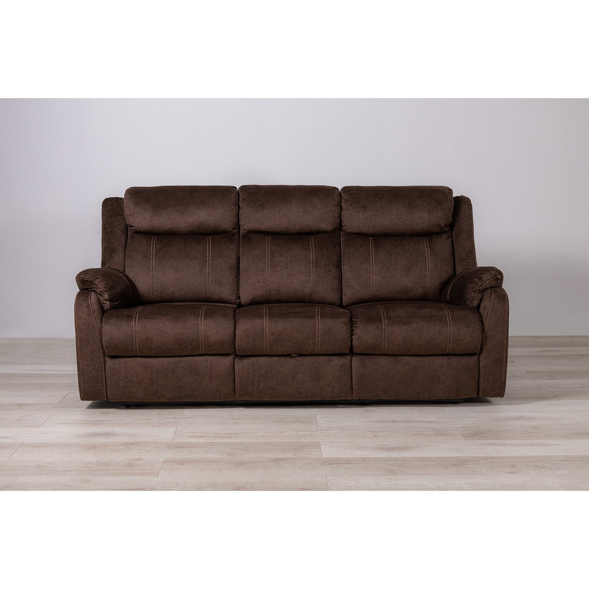 Global Furniture USA U7303C Domino Coffee Reclining Sofa with Storage Drawer