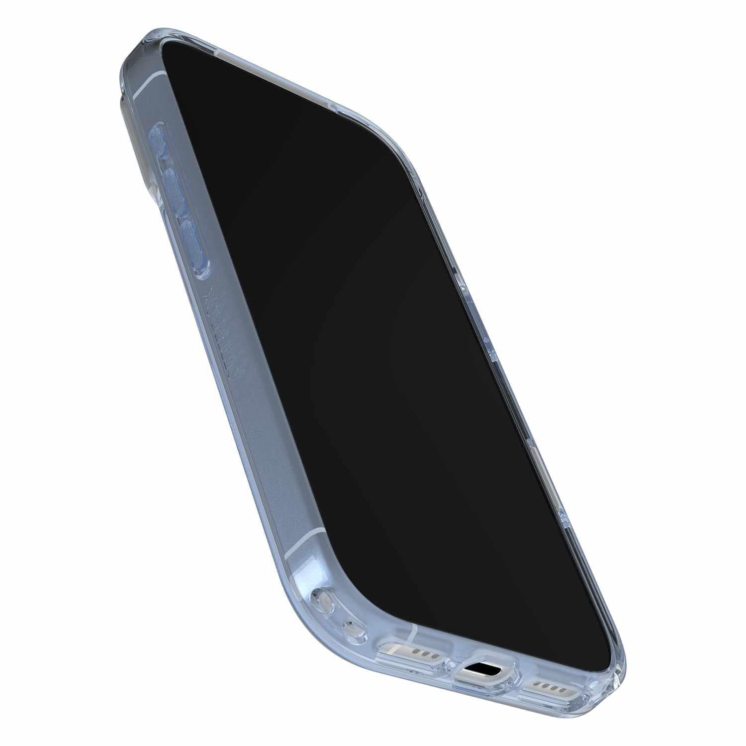 OtterBox Symmetry Clear MagSafe Case w/Camera Control Silver Glade (Blue) for iPhone 17