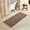 Black & Khaki-2' X 5' (Runner), variant on Light Ppink Bathroom Rugs Waffle Bath Mat Non Slip Washable Quick Dry Cute Boho Farmhouse Decor 30"x20"