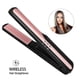 thumbnail image 1 of 2 In 1 Usb Cordless Hair Straightener Splint Hair Styling Curler Pink Curling Portable Travel Dorm For Student Unique Gift, 1 of 5