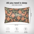 thumbnail image 4 of KLL Squirrel And Nuts Pattern Silk Pillowcase for Hair and Skin Standard Size 20"X 30" Soft Breathable Pillow Covers for Sleeping, 4 of 6