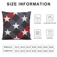 thumbnail image 5 of SHANXI Blue Red Decorative Pillow Cases Check Throw Pillows For Sofa 22x22in, 5 of 5