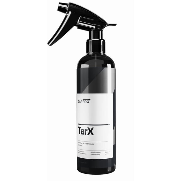 CARPRO TarX Tar & Adhesive Remover - Professional Strength Sap, Tar, Dirt & Bug Remover - Automotive Degreaser Car Wash Detailing - Protection for Your Car or Truck - 500ml (17oz) w/Sprayer